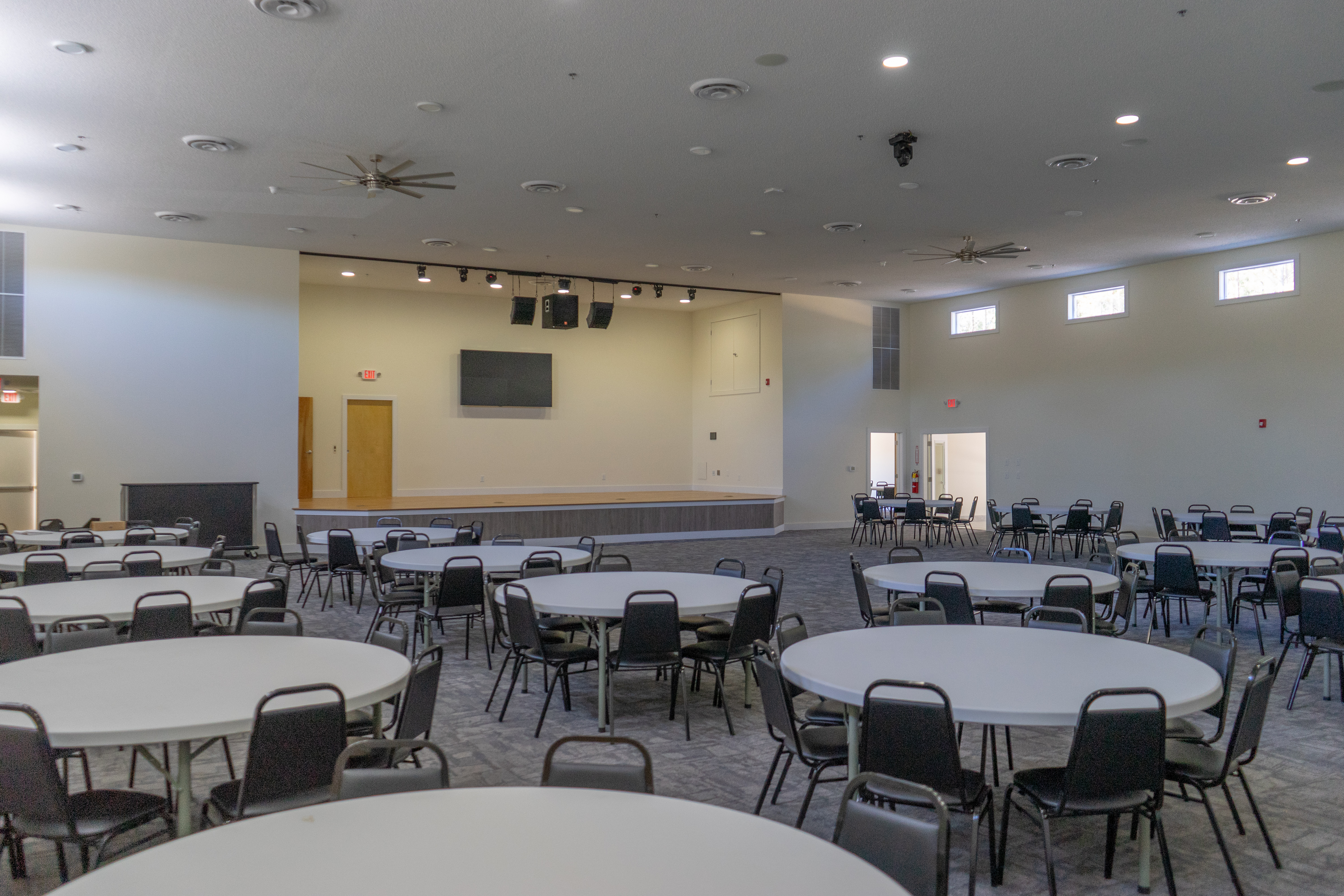 Plenty of room for seating in our main ballroom!